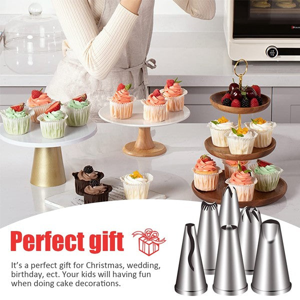 18 In 1 Cake Decorating Stainless Steel Nozzles