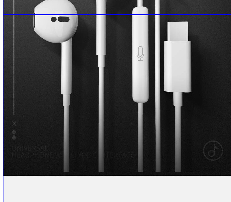 Soloffer H-115 EarPods with USB-C Connector, 15mm Driver, and High-Quality Sound