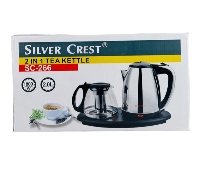 Silvercrest 2-in-1 Tea Kettle: Perfect for Brewing Tea and More