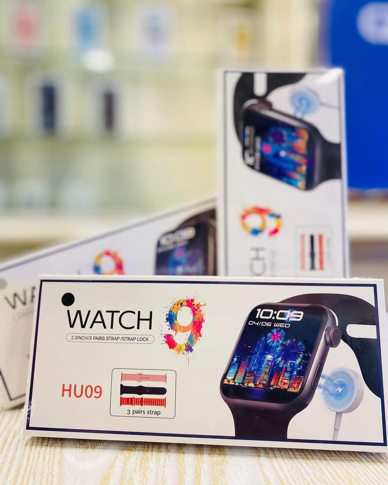 HU09 Watch 9 Smart Watch – 1.8" HD Display, Fitness & Health Tracking, Multi-Sport Modes, and Bluetooth Notifications