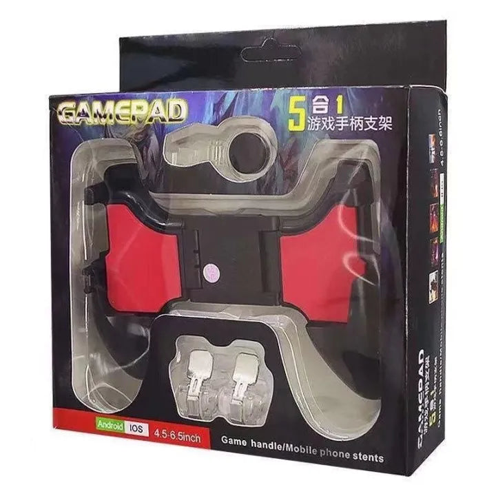 5 in 1 Gamepad Game Controller With Free Joystick for Phone Gaming universal Holder 5in1