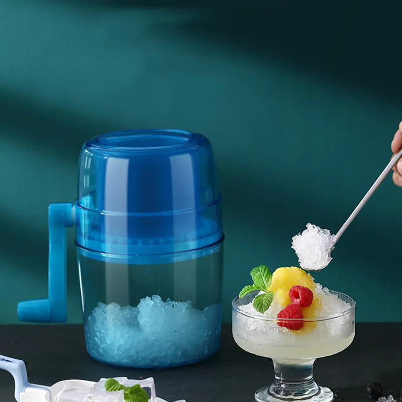 Enjoy Fluffy Shaved Ice at Home with the SALA Manual Ice Crusher