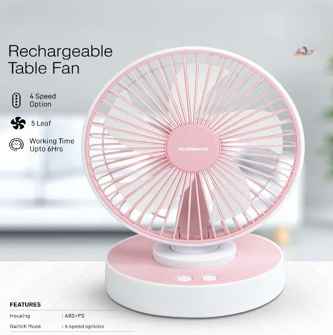 Reach Mini Table Fan /4spd/5leaf 1x24