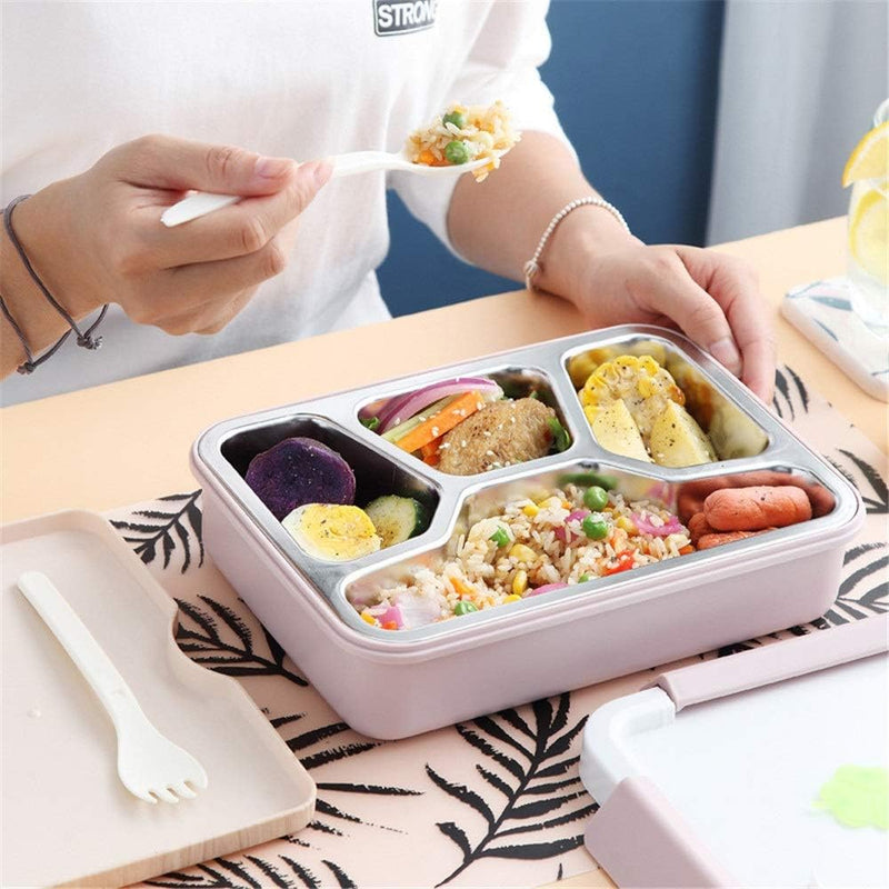 Stylish and Durable Four Locks Lunch Box