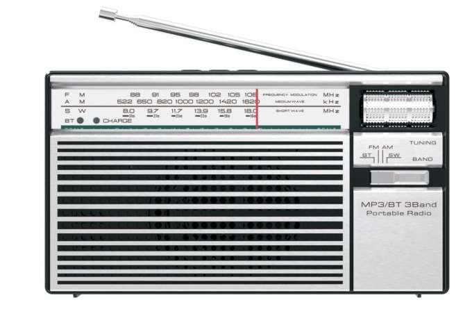 Fm/Mw/Sw/Am/Usb/Sd/Bt Rechar. Radio 1x20