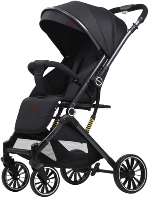 Kidilo K525 Black Stroller - Lightweight and Compact for Easy Travel