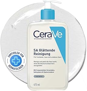 CeraVe SA Glättende Reinigung 473ml – Exfoliating Cleanser with Salicylic Acid for Smoother Skin