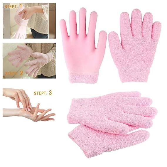 Moisturizing Spa Gel Gloves: Pamper Your Hands with Jojoba, Olive, Vitamin E, and Lavender