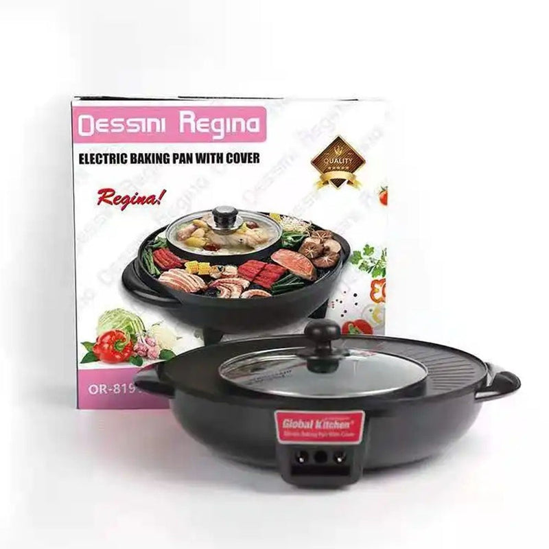 Versatile Electric Baking Pan for Grilling and Cooking - Dessini Regina