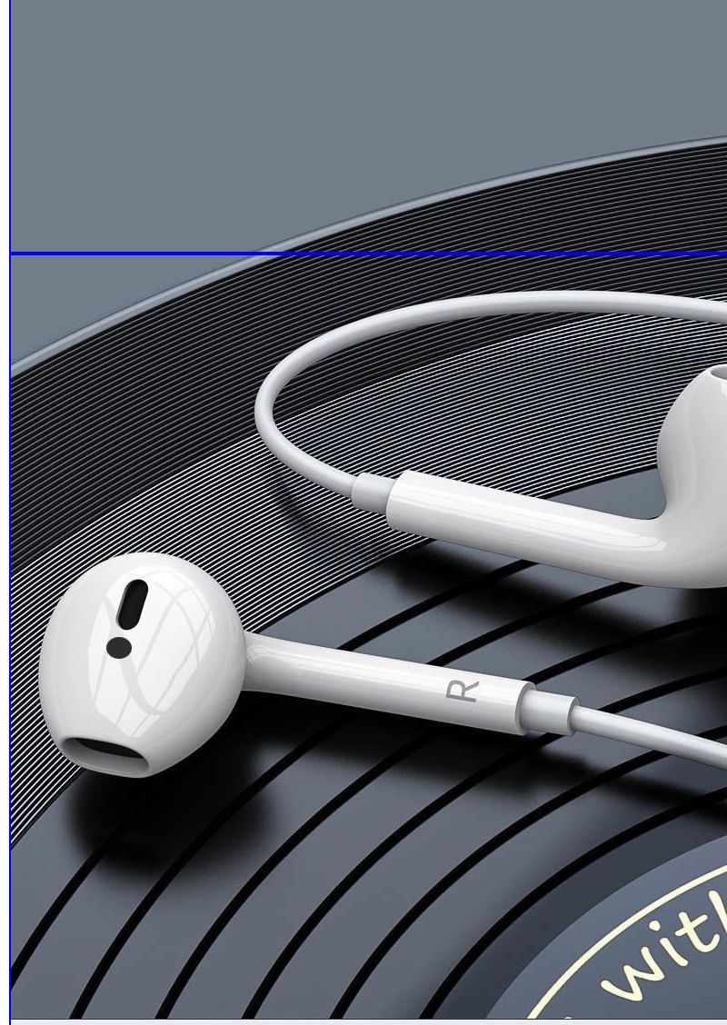 Soloffer H-115 EarPods with USB-C Connector, 15mm Driver, and High-Quality Sound