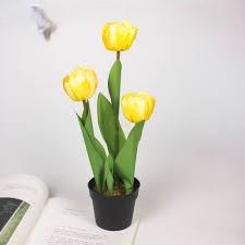 Realistic Artificial Tulip Flower for Home Decor