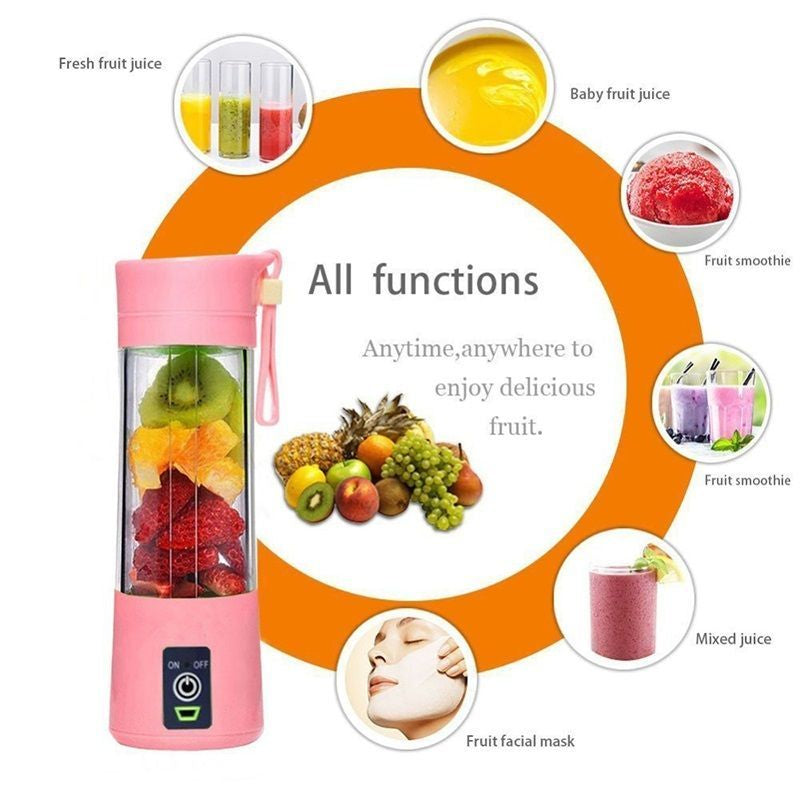 Rechargeable Mini Portable Juicer Blender 12 Pieces