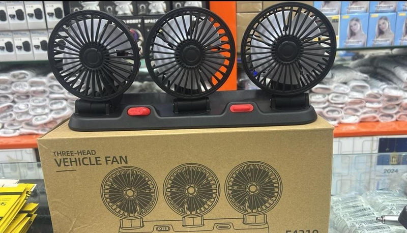 Portable Car Fan with Powerful Airflow