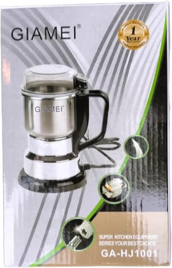 Giamei Electric Grinder: Versatile for Spices, Nuts, and More