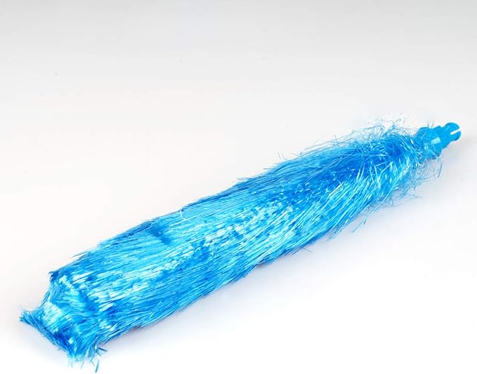 360 ° Spin Hurricane Adjustable Electric Feather Duster Vacuum Cleaner Battery Operated with Touch Button, Blue Multifunction Electric Duster