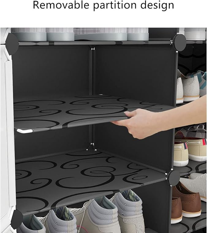 Multi-Functional Shoe Rack with Storage & Hanging Space