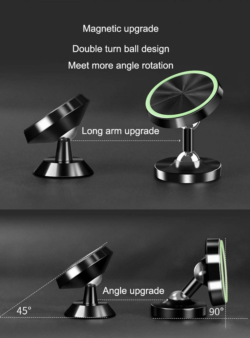 Fionatec Magnetic Phone Holder - Strong Hold, Versatile Use