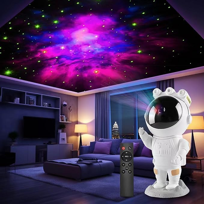 Astronaut Galaxy Star Projector Starry Night Light 12 Pieces