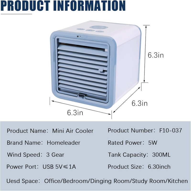 Mini Air Cooler/Humidifier 1x6