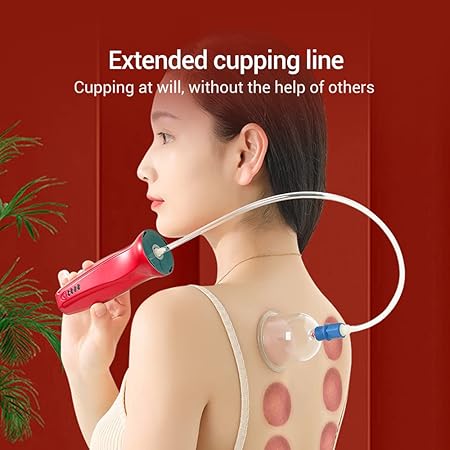 Smart Electric Cupping Scraper Device Wireless Home Cupping Tool and Health Care Electric Massage Tool