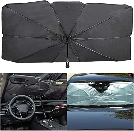 Car Umbrella Sun Shade Cover for Windshield 50 Pieces