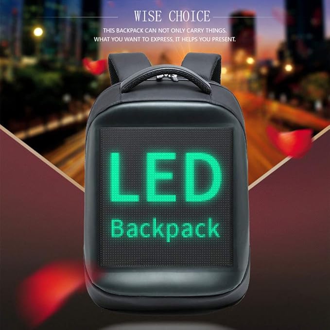 SMART LED  BACKPACK WITH APP & BLUETOOTH