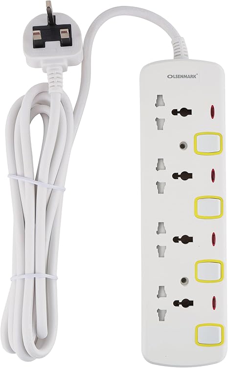 4 Way Extension Socket/ 4M 1X24