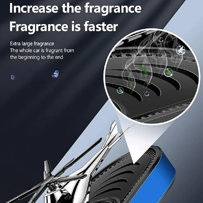 Solar-Powered Car Air Freshener - Eco-Friendly & Long-Lasting Fragrance Diffuser