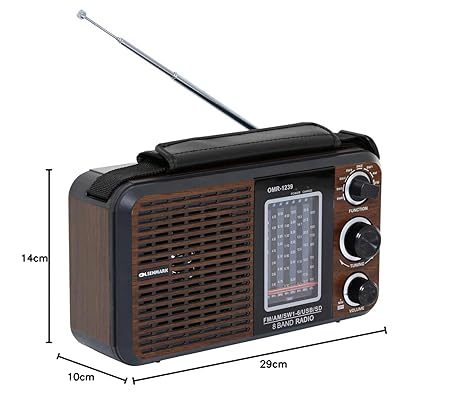 Fm/Am/Usb/Sd Rechargeale Radio 1x16