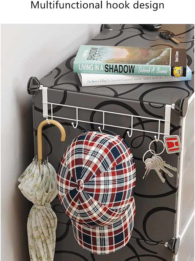 Multi-Functional Shoe Rack with Storage & Hanging Space