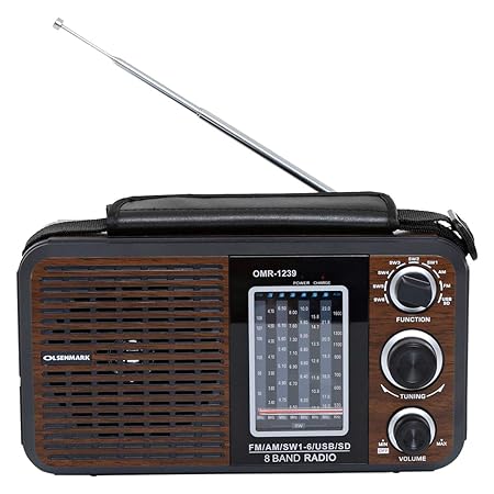 Fm/Am/Usb/Sd Rechargeale Radio 1x16