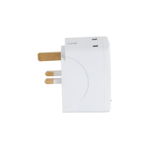 3 Way Uk Adaptor 1x100