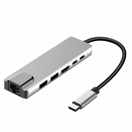 Type-C Hub with LAN, USB, and 4K HDMI