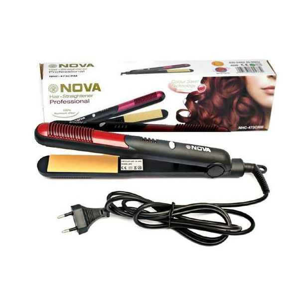 NOVA Professional Hair Straightener: Sleek, Shiny, and Salon-Quality Results