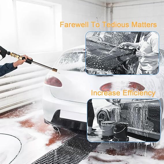 High quality Portable High Pressure Cordless Electric Car Washer Gun With Rechargeable Battery Power Car Wash spray gun