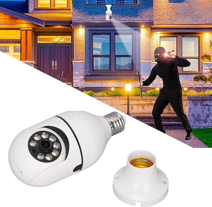 Light Bulb Camera | Panoramic IP Surveillance Camera 12 Pieces