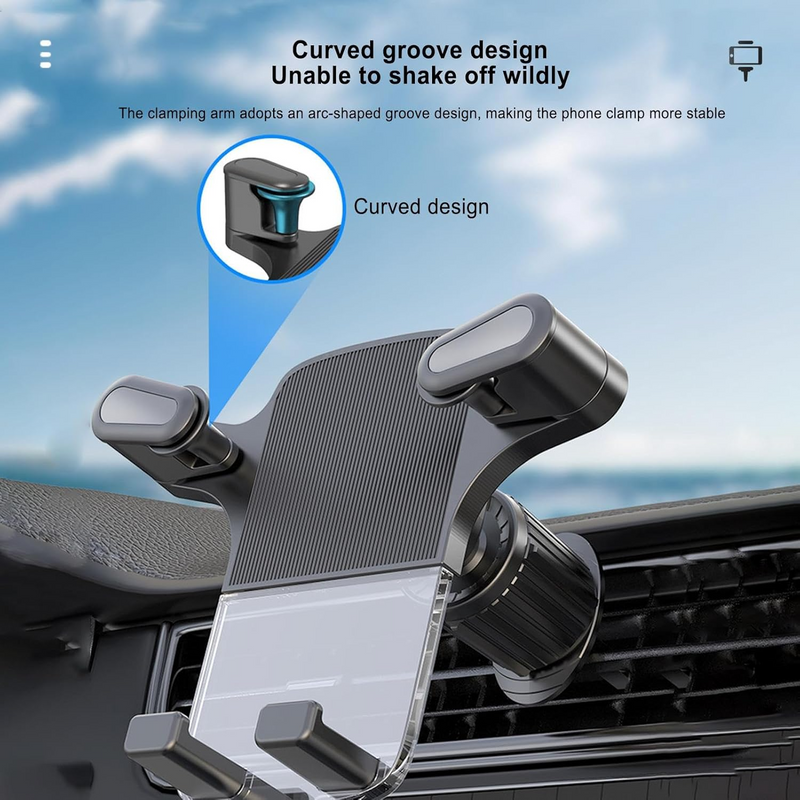 Earldom EH202 Air Vent Car Phone Mount - Secure and Versatile Phone Holder