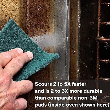 3M Scotch-Brite Heavy Duty Scour Pads - Durable & Effective