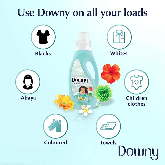 Downy Valley Dew Fabric Softener - Luxurious Softness and Fresh Fragrance