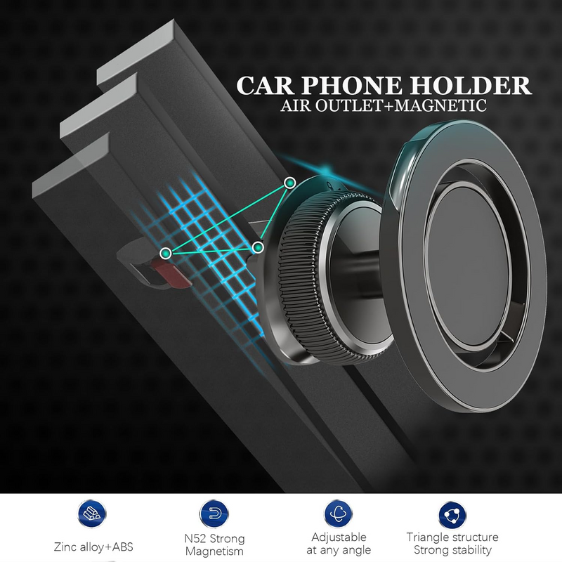 Earldom Magnetic Phone Holder - Secure and Convenient Car Mount