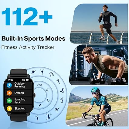 WS-1 Smart Watch – 1.75" HD Display, Fitness Tracker, Heart Rate Monitor, and Bluetooth Calling