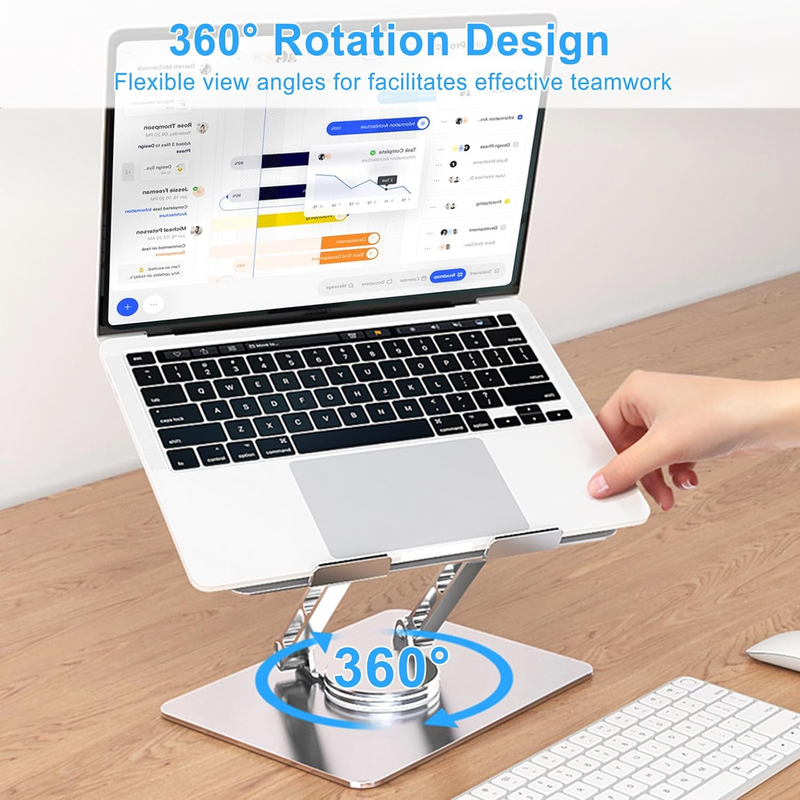 Laptop Stand V3.1 - Efficient Heat Dissipation & 360° Rotation