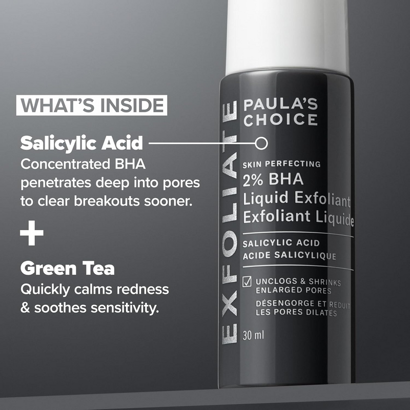 Paula’s Choice Skin Perfecting 2% BHA Liquid Exfoliant with Salicylic Acid – Pore-Reducing Exfoliant for Smooth, Even Skin