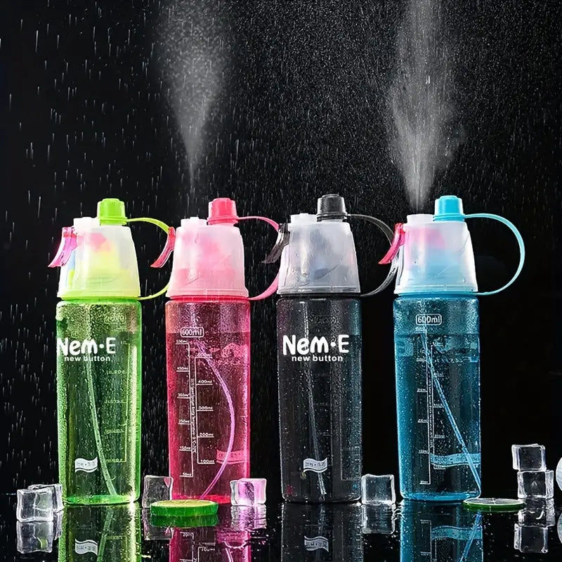 Nem-E Sports Water Bottle with Mist Spray Function