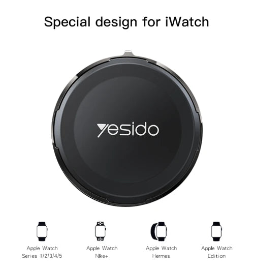 DS18 Watch Charger Wireless Magnet Charging For iWatch Series