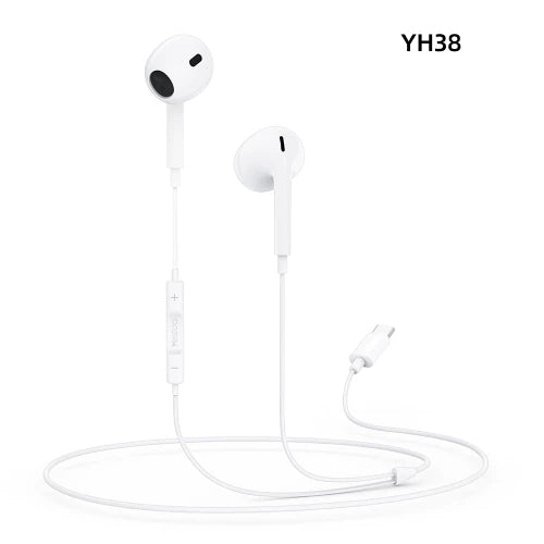 YH38 TYPE-C  Earphone Deep Bass Plug Socket:Type C Rated Input Power :3mW