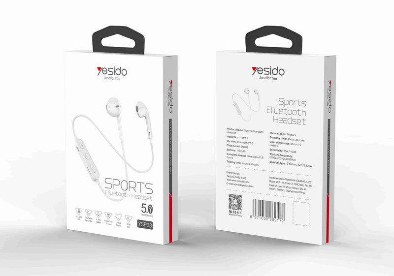 YSP03 Sprots Bluetooh Headset (TF card hole)