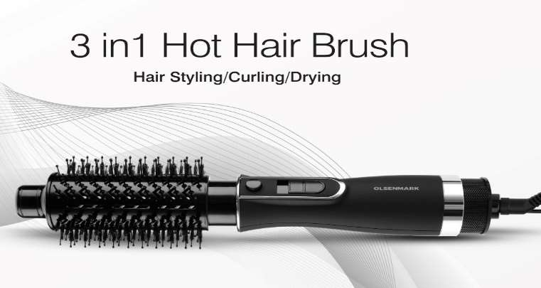 3-in-1 Hot Air Brush - Versatile Styling for Effortless Beauty