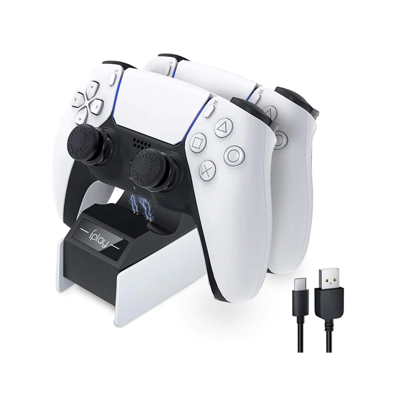 iPlay PS5 Dual Controller Charging Dock: Keep Your Controllers Charged