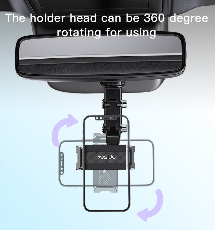 C192 Multi-node adjustable  rearview mirror mounted  bracket Multi-node adjustable rearview mirror  vehicle support, multi-scene application